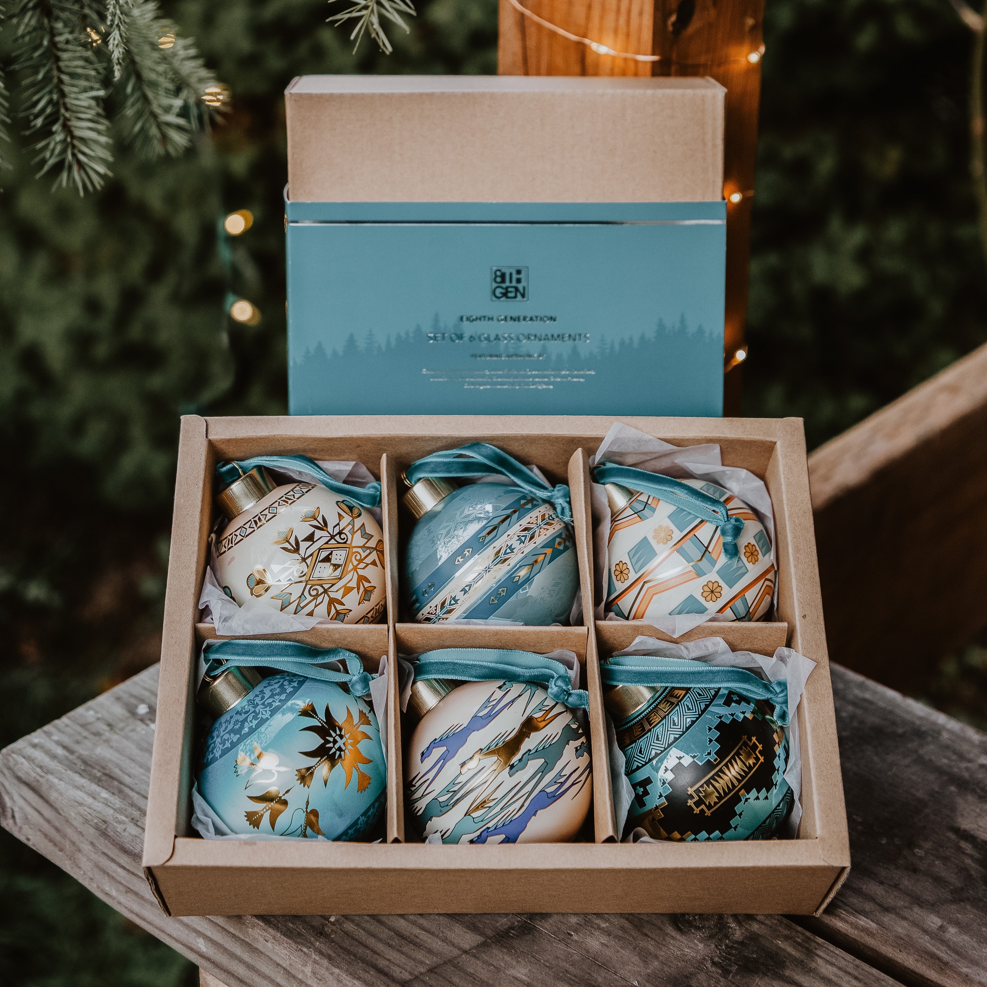 Winter Light Ornament Set