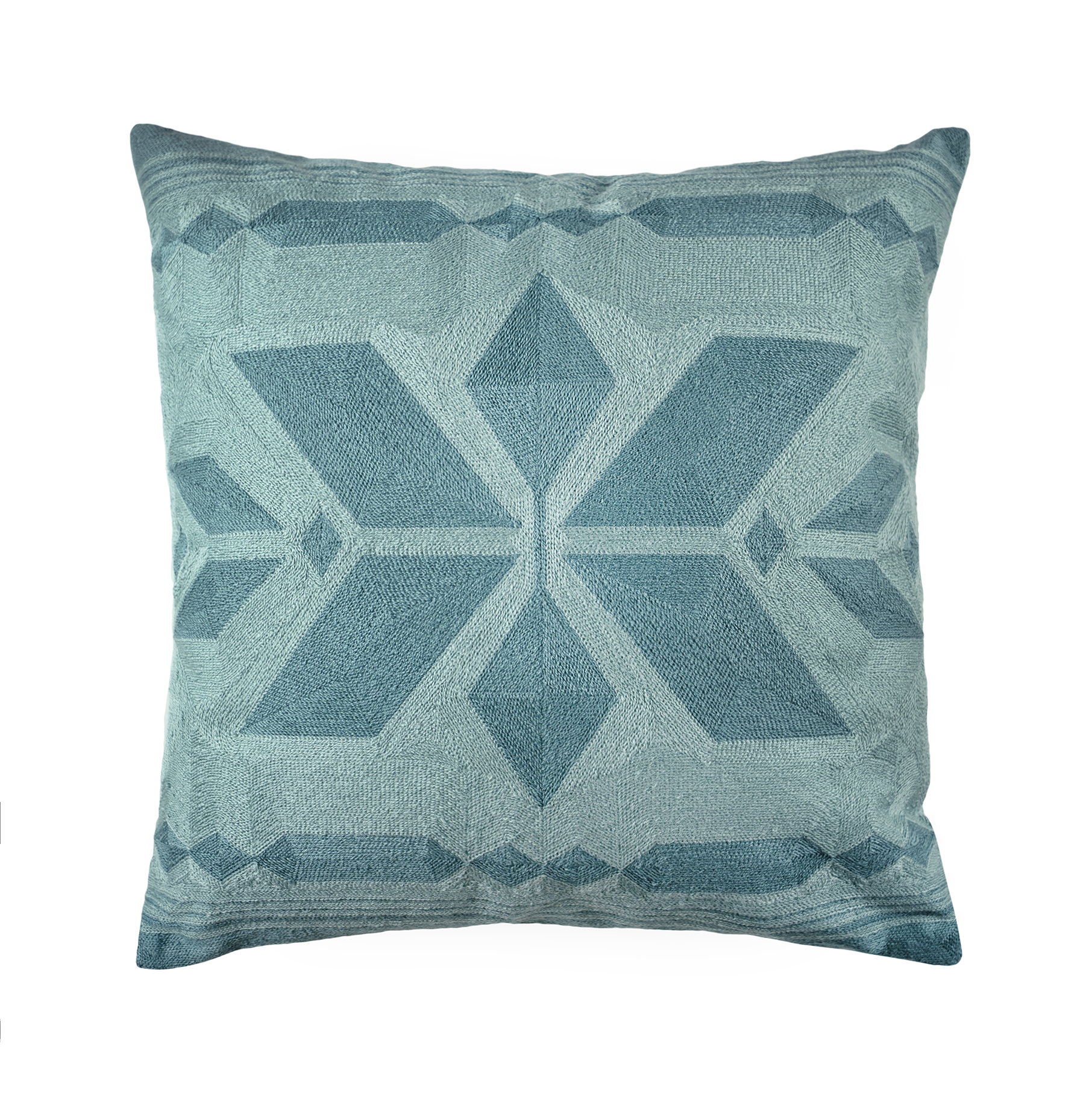 Otter Steps Pillow - Teal